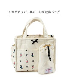 PET PARADISE リサとガスパール お散歩バッグ 《ハート柄》