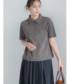 Te chichi コットンカットカノコポロシャツ