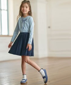 組曲 KIDS 【110-140cm】リボンアート Tシャツ