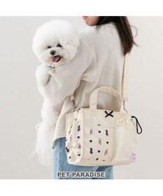 PET PARADISE リサとガスパール お散歩バッグ 《ハート柄》
