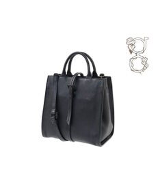 genten 【WEB別注】トスカ スペリオーレ 2wayショルダー　クロ オンラインショップ限定】トスカスペリオーレ 2wayショルダー