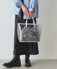 russet 【PEANUTS×russetコラボ第三弾】クリアトート×巾着セットバッグ(CE-1592)