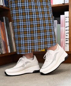 Pointer 日本製 本革厚底スニーカー