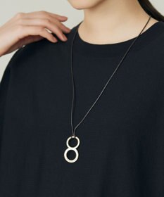 自由区 ダブルスカーフリング ネックレス マットゴールド