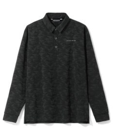 ZERO HALLIBURTON カモフラージュ柄 ジャガードポロロングシャツ ZHG-A4A 2b 82853 ゴルフウェア