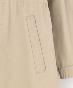 自由区 S コットンナイロンタッサースタンドカラー コート