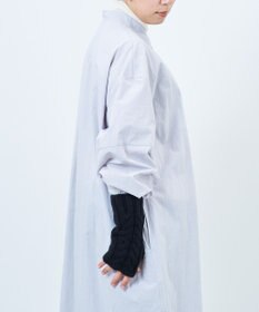 AND WOOL 〈上質な素材と手仕事から生まれた優しいニット〉メリノウール・ケーブルアームウォーマー