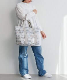 ACE BAGS & LUGGAGE 【雑誌掲載】 HAyU × ace.  フォールディング 折り畳みトートバッグ 猫柄 22L 17861