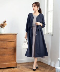 Tiaclasse L 【洗える】1枚で着映えするプリーツニットワンピース