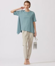 ICB L 【接触冷感・洗える】グレースジャージー デザインプルオーバー