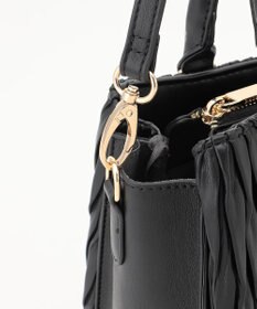 LA BAGAGERIE ランダムプリーツ2WAYハンドバッグ