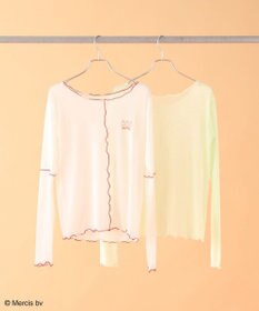 Green Parks Ｍｉｆｆｙ／シアー配色プルオーバー