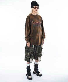 WEGO 【ユニセックス着用ITEM】フレイムグラフィックBIGT（LS）