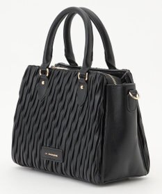 LA BAGAGERIE ランダムプリーツ2WAYハンドバッグ