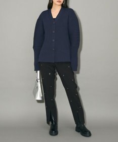 Green Parks リブニットカーディガン