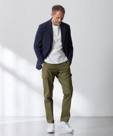 J.PRESS MEN バックサテンストレッチカーゴパンツ