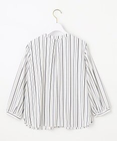 ANY SIS 【接触冷感・吸水速乾・UVケア】エアリードレープスムース 七分袖ブラウス