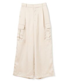 UNFILO L サテン カーゴパンツ
