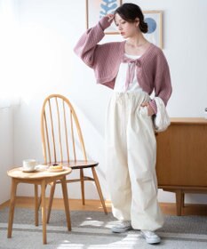 WEGO リボンニットボレロ