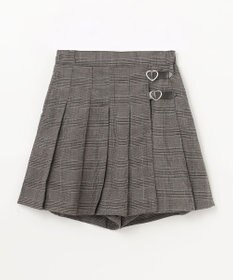 ANY KIDS チェック柄 プリーツ キュロット