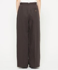 uncrave テンセルライトリネン ワイドパンツ