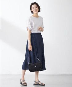 J.PRESS LADIES 【2way】ナイロンギャザー ショルダー バッグ