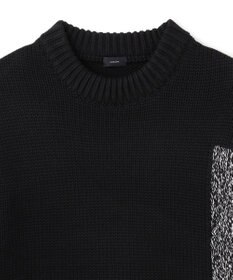 JOSEPH HOMME メリノコントラスト　ローゲージニット　