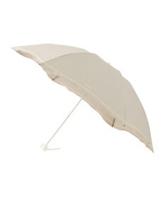 MOONBAT FURLA 晴雨兼用日傘 折りたたみ傘 ジッパー刺繍 ／遮光 遮熱 UV