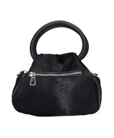 INTER-CHAUSSURES 【ANDREA CARDONE】異素材コンビハンドバッグ