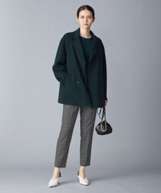 ICB 【新色追加・洗える】 ウールマットウース テーパードパンツ