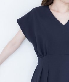 Tiaclasse 【洗える】ハイストレッチジョーゼットワンピース