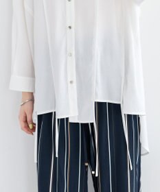 YECCA VECCA ストリングデザインシャツ