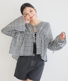 earth music&ecology ワッシャードロスト羽織りシャツ