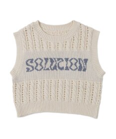 WEGO ロゴケーブルメッシュベスト