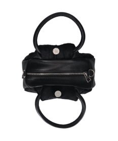 INTER-CHAUSSURES 【ANDREA CARDONE】異素材コンビハンドバッグ