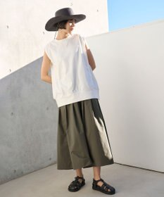 UNFILO L FINE MOVE タックフレアスカート