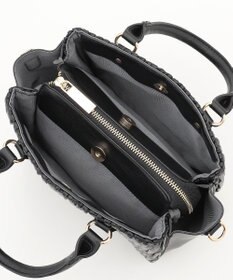 LA BAGAGERIE ランダムプリーツ2WAYハンドバッグ