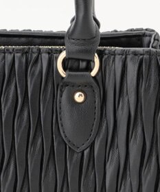 LA BAGAGERIE ランダムプリーツ2WAYハンドバッグ