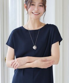 Tiaclasse 【新色追加】フレンチスリーブニットチュニック