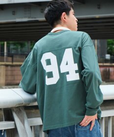 WEGO 【ユニセックス着用ITEM】ナンバリングフットボールBIG　T（LS）