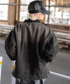 WEGO 【ユニセックス着用ITEM/MLサイズ展開】ワーカーズキルティングZIPジャケット