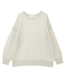 AMERICAN HOLIC モヘアタッチルーズ編みプルオーバー