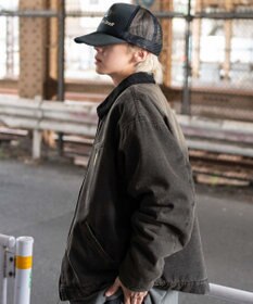 WEGO 【ユニセックス着用ITEM/MLサイズ展開】ワーカーズキルティングZIPジャケット