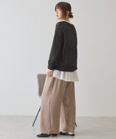 AMERICAN HOLIC モヘアタッチルーズ編みプルオーバー