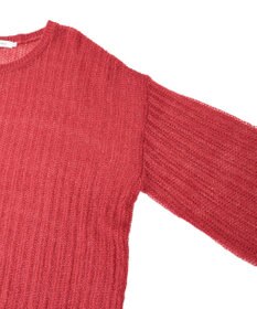 AMERICAN HOLIC モヘアタッチルーズ編みプルオーバー