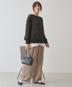 AMERICAN HOLIC モヘアタッチルーズ編みプルオーバー