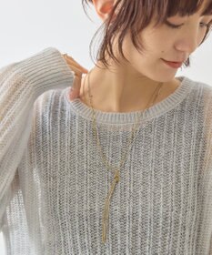 AMERICAN HOLIC モヘアタッチルーズ編みプルオーバー