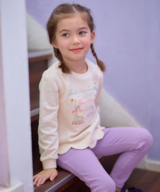 ANY KIDS 裏毛 スカラップ トレーナー