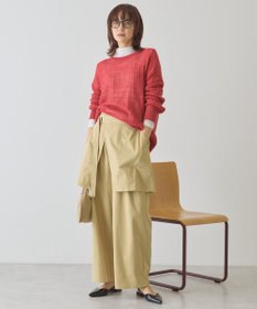 AMERICAN HOLIC モヘアタッチルーズ編みプルオーバー