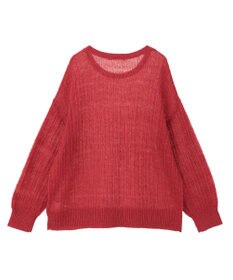 AMERICAN HOLIC モヘアタッチルーズ編みプルオーバー